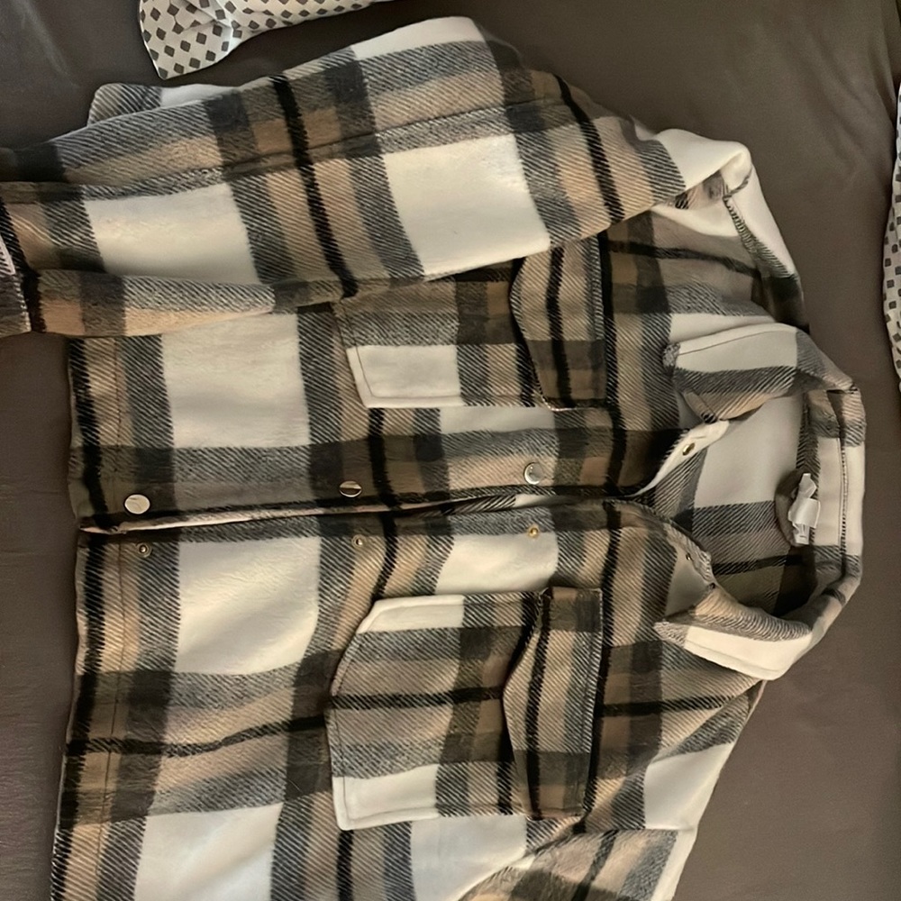 republic flannel button down